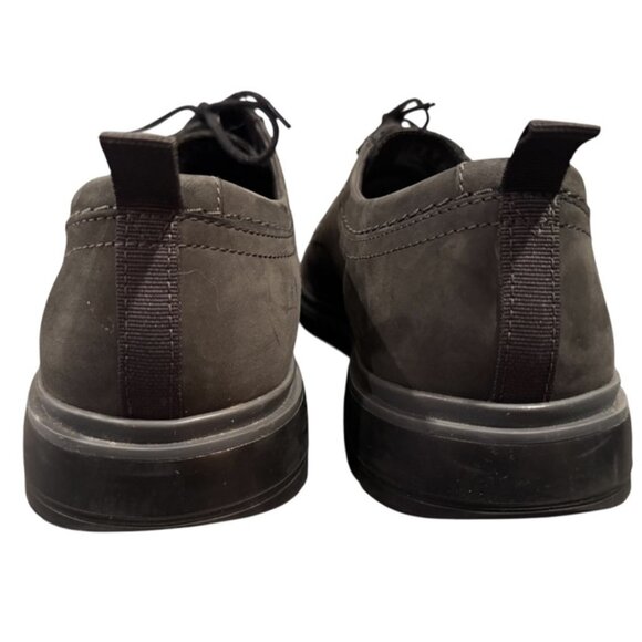 Clarks Unstructured Nubuck Oxford Shoes – Men’s 13 Charcoal Gray Comfort Casual - Picture 4 of 8